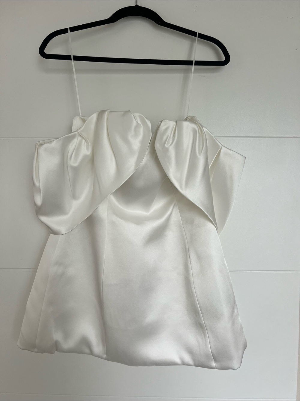 MESHKI White Strapless Mini Dress